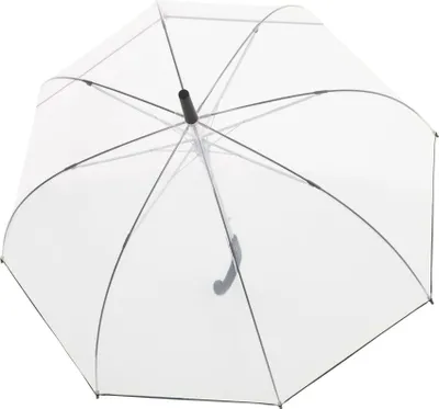 Produktbild von doppler Stockregenschirm Regenschirm Nizza Transparent AC Black transparent