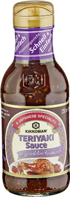 Produktbild von Kikkoman Teriyaki Sauce mit geröstetem Knoblauch 6x250ml
