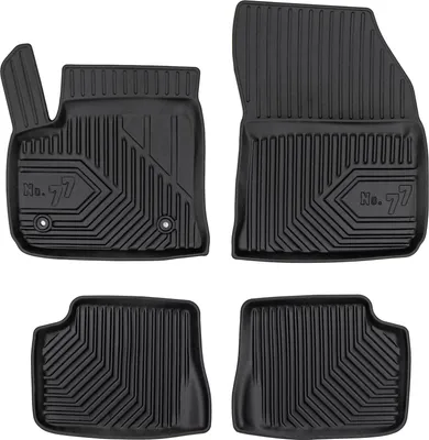 Immagine prodotto di Tappetini in gomma n.77 per Fiat 600e 2023-2025 TPE gomma nero 4 pezzi