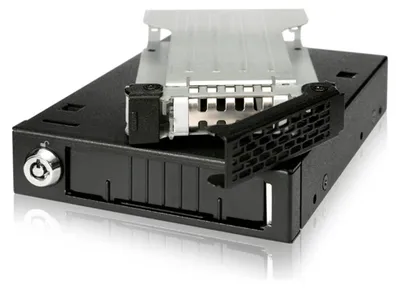 Produktbild von Icy Dock MB991IK-B, 2.5", Speicherlaufwerkbehälter, Schwarz, SECC, 6 Gbit/s, Leistung, Status