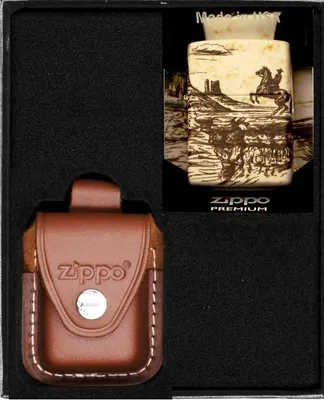Produktbild von ZIPPO Feuerzeug WILD WEST SCENE DESIGN Geschenkset Nr. 2