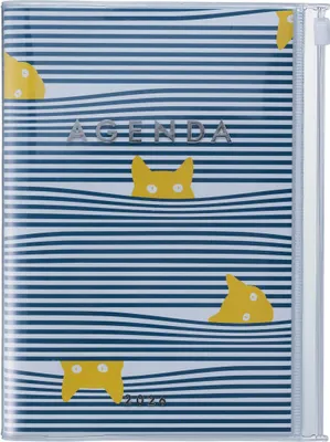 Produktbild von MARK'S 2025/26 Taschenkalender, A6 Cats // Navy