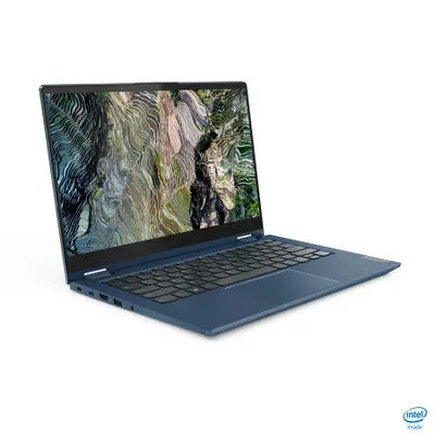 Produktbild von Lenovo ThinkBook 14s Yoga ITL 20WES00500 35,6 cm (14 Zoll) Touchscreen Umrüstbar 2 in 1 Notebook - Full HD - Intel Core i5 11. Generation i5-1135G7 - 8 GB - 256 GB SSD - Blau - 1920 x 1080 - Windows 10 Pro - Intel Iris Xe Graphics - IPS-Technologie (In-Plane-Switching) - IEEE 802.11ax Wireless LAN Standard