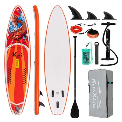 Produktbild von FunWater Stand-up-Paddle-Board SUP-Board-Set Koi 350 x 84 x 15 cm Stand-up-Paddle-Board SUP-Paddle-Board