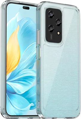 Image de Etui pour Honor 200 Lite Transparent, étui de protection antichoc en silicone TPU Transparent