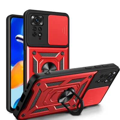 Produktbild von Handyhülle Xiaomi Redmi Note11Pro Handy Tasche Hülle Outdoor Case Silikon Bumper