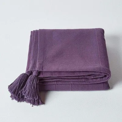 Produktbild von Ibenzoa® Tagesdecke & Sofaüberwurf – 100% Baumwolle mit gerippter Struktur, als Tagesdecke, Plaid oder Sofaüberwurf in Beige, Schwarz, Blau, Schokoladenbraun, Natur, Türkis, Lila, Gelb | 150 x 200, 225 x 255, 255 x 360 cm