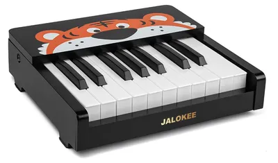 Imagen del producto de Teclado de piano musical, 18 teclas, piano digital para niños