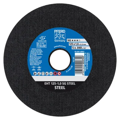 Productafbeelding van 1 x Zaagschijf voor metaal, extra dun, diameter 125x1 mm, gat 22,23 mm