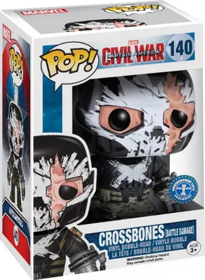 Produktbild von Marvel Civil War - Crossbones (Battle Damage) 140 Underground Toys Exclusive - Funko Pop! - Vinyl Figur