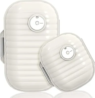 Produktbild von Pack 2 Pill Organizer Box (groß + klein) tragbare Box, täglich reisen usw.