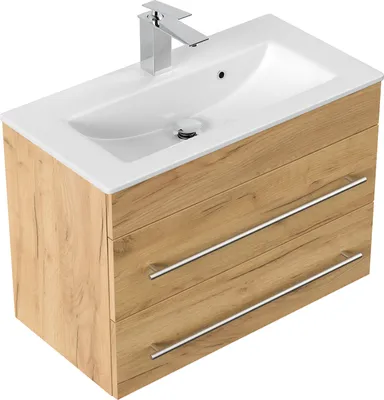 Produktbild von Badmöbel Mars 700 SlimLine SoftClose eiche gold : Eiche Gold
