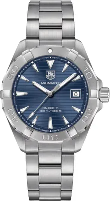 Zdjęcie produktu dla Zegarek męski Tag Heuer Aquaracer, srebrno-niebieski, model WAY2112.BA0928