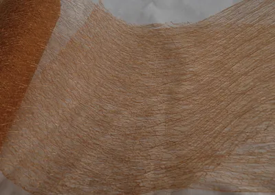 Produktbild von Organza Geflecht 35 cm x 10 m gold Tischdeko - Tisch Dekoration