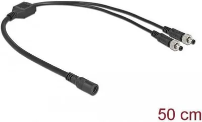 Immagine prodotto di Cavo di distribuzione CC 5,5 x 2,1 mm 1 presa a 2 spine, avvitabile