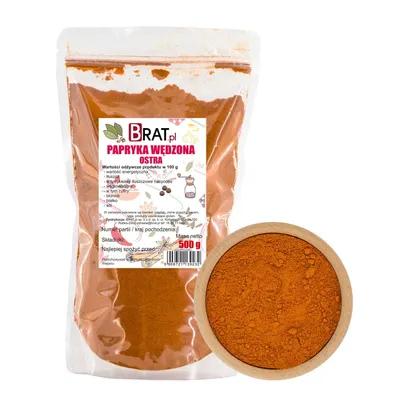 Obrázok produktu pre Údená pálivá paprika 500g Brat.pl