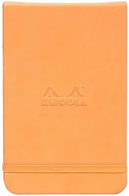 Produktbild von Notizblock Webnotepad A6 9x14cm 96 Blatt 90g liniert orange Packung mit 40 Stück