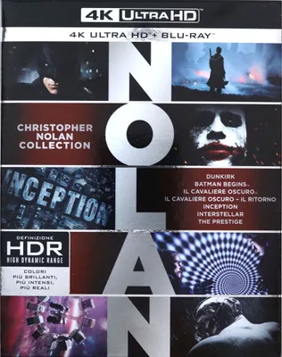 Produktbild von Christopher Nolan Collection: Batman - Początek / Dunkierka / Incepcja / Interstellar / Mroczny Rycerz / Mroczny Rycerz powstaje / Prestiż [BOX] [7xBlu-Ray 4K]+[14xBlu-Ray]