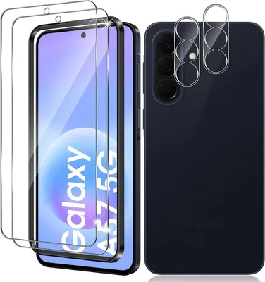 Produktbild von 2X Schutzglas ( Display + Kamera ) für Samsung Galaxy A57 5G Panzerfolie Full 9H