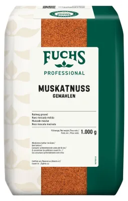 Produktbild von Fuchs Professional Muskatnuss gemahlen feurig süße Schärfe 1000g