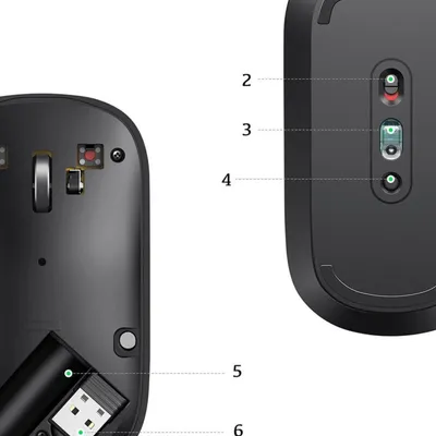 Image de Souris sans fil portable Ugreen Mu001(Noir)