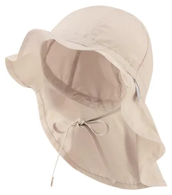 Produktbild von Sterntaler Sonnenhut mit Bindeband, Größenregulierungsband und Nackenschutz