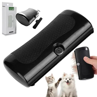 Produktbild von Hundebürste & Katzenbürste zur Fellpflege | Deshedding Brush für Kurzhaar & Langhaar | ABS-Material
