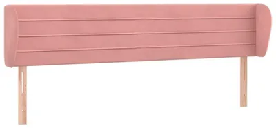 Produktbild von Verstellbare Kopfstütze mit Samtverzierungen in Rosa