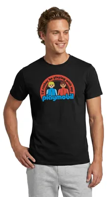 Produktbild von Spreadshirt PLAYMOBIL Logo für PLAYMOBIL Lovers Männer T-Shirt, L, Schwarz