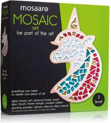 Produktbild von Kreatives Mosaik-Set Einhorn Bunte Dekoration Kleiner Künstler