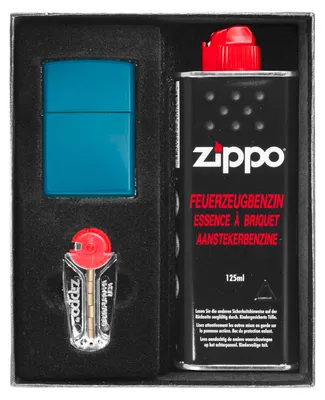 Obrázek produktu pro Sada zapalovačů ZIPPO REG FLAT TURQ dárek No1