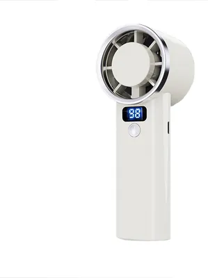 Produktbild von INF Minzgrüner Handventilator: Tragbare Kühlung mit langer Akkulaufzeit Weiß
