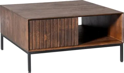 Produktbild von Couchtisch Dimora Mangoholz Braun 80 x 80 cm