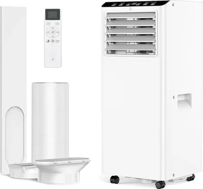 Obrázek produktu pro Mobilní klimatizace, 9000 BTU, inteligentní režim spánku, dálkové ovládání, BÍLÁ, EU