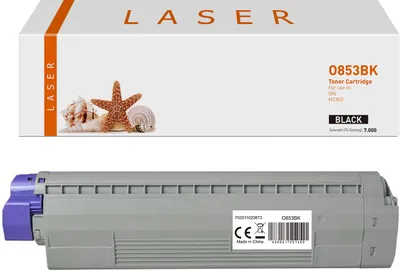 Produktbild von black Toner 3.7-45862840 kompatibel mit Oki 45862840  Seiten: 7.000