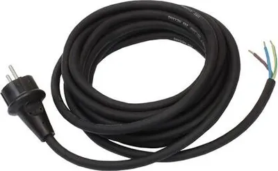 Produktbild von Gummi-Anschlußleitung, schwarz, 4,5 m, H07RN-F 3G1,5