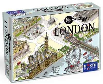 Produktbild von HUCH! Brettspiel Key to the City-London Strategiespiel Erwachsene