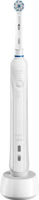 Produktbild von Oral-B PRO 1 200 Elektrische Zahnbürste, für eine sanfte Reinigung bei empfindlichem Zahnfleisch, Farbe: Weiß