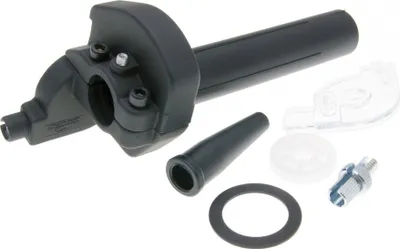 Produktbild von Gasgriff Domino Formula Kurzhub schwarz - universal