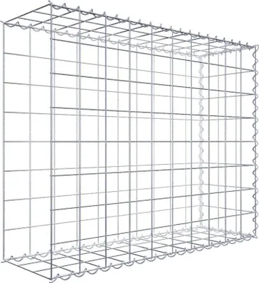 Produktbild von Anbaugabione Typ 2 100 cm x 80 cm x 30 cm (L x H x T), Maschenweite 10 cm x 10 cm, Spirale