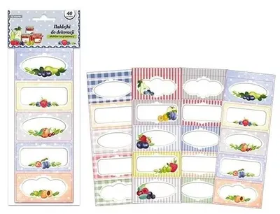 Obrázek produktu pro Nálepky na zavařeniny – Beniamin
