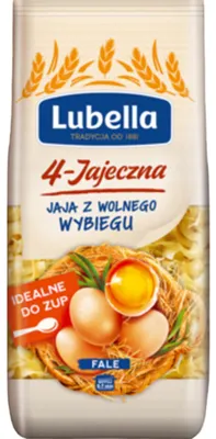 Zdjęcie produktu dla Lubella 4-jajeczna Makaron fale 250 g