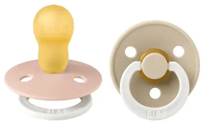 Productafbeelding van BIBS - Fopspeen Maat 2 Blush/Vanilla Night - 2st