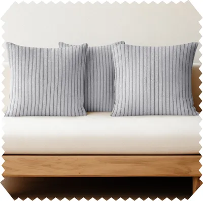 Produktbild von novely® 3er Set Dekokissen PORTO Cord-Optik Kissen Sofakissen Zierkissen Kissenbezug 40x40cm Füllung Wohnzimmer - Farbe: 110 Hellgrau | Ausführung: nur Bezüge (ohne Füllung)