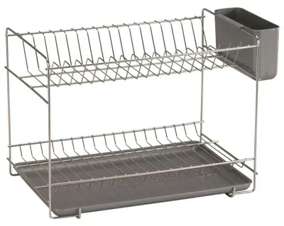 Immagine prodotto di Sauvic Scolapiatti in acciaio inox argento S argento S