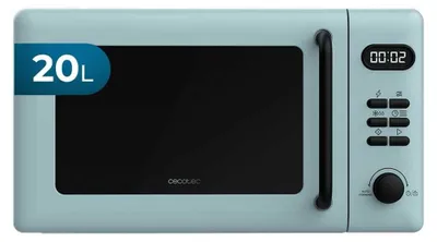 Produktbild von Cecotec Proclean 5110 Blue, Arbeitsplatte, Solo-Mikrowelle, 20 l, 700 W, Eingebautes Display, Drehregler