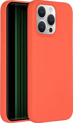 Produktbild von Accezz Liquid Silikoncase mit MagSafe iPhone 15 Pro Max - Nectarine