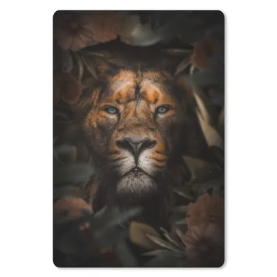 Produktbild von MuchoWow® Mauspad Mousepad Löwe - Dschungel - Schwarz 40x60 cm - Mousepads - Maus Mat - Pad - Mausunterlage - Schreibtisch Accesoire