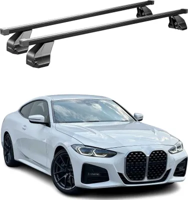 Produktbild von Menabo Dachträger für BMW 4er G22 G82 Coupe 2020-2025 75kg Stahl Schwarz 2x