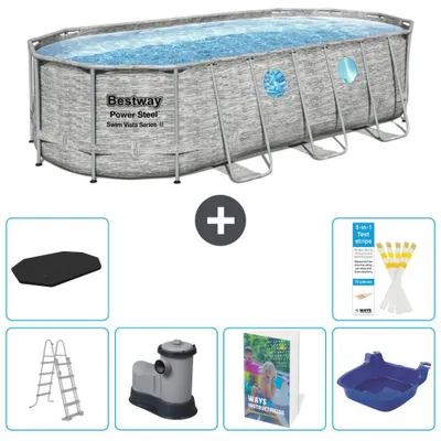 Produktbild von Bestway Power Steel Oval - 549x274x122 cm - 7-teilig  S662